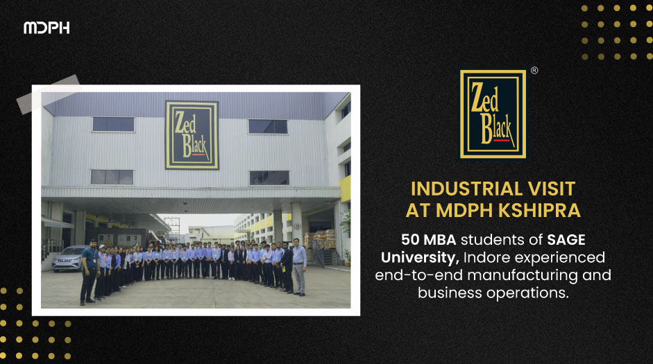 Industrial Visit at MDPH Kshipra: Bridging Classroom Learning with Real-World Experience