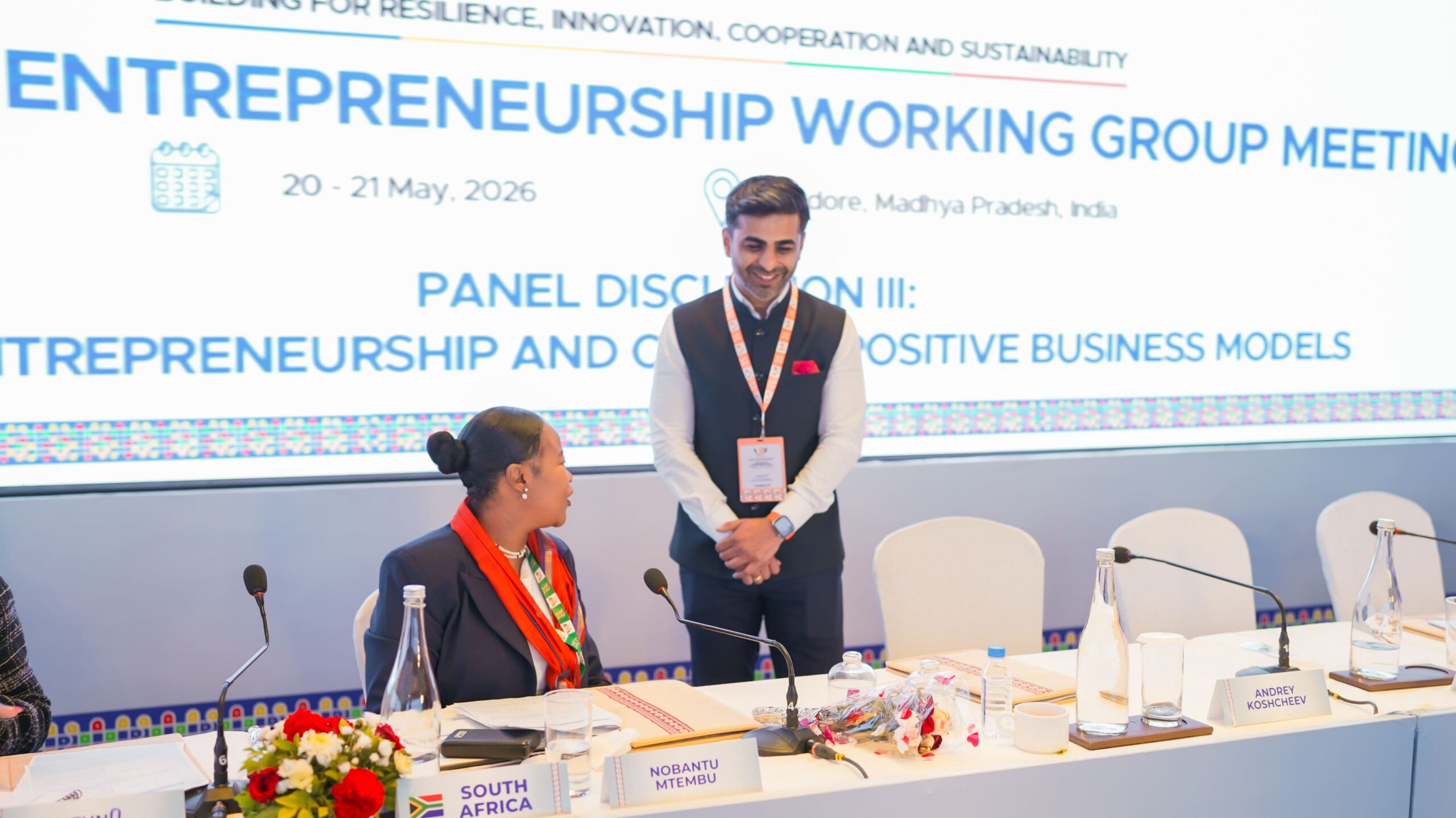 Zed Black at BRICS India 2026: Representing Innovation & Inclusive Entrepreneurship