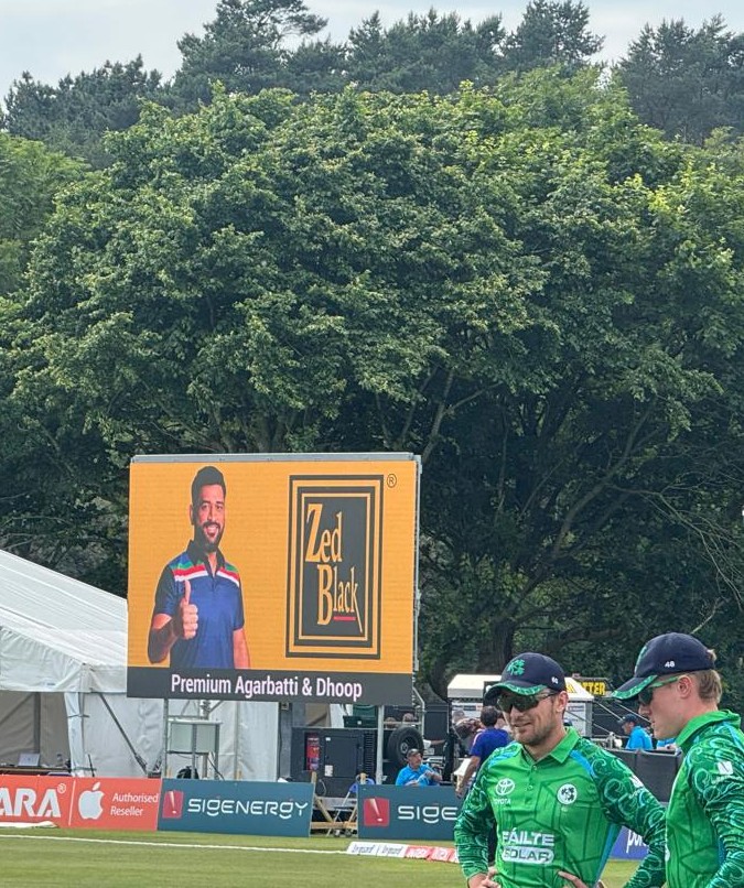 Zed Black Powers the Spirit of Cricket as Silver Sponsor for India Tour of Ireland 2026