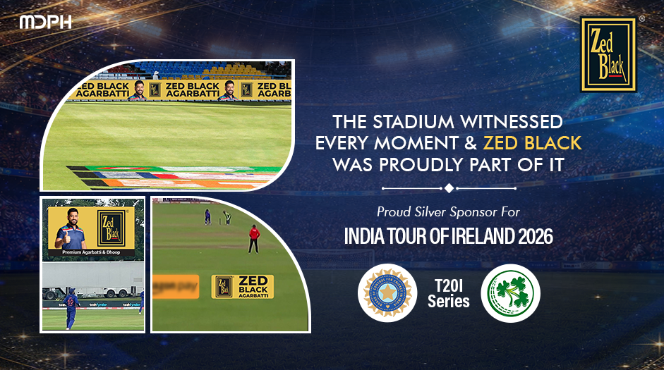Zed Black Powers the Spirit of Cricket as Silver Sponsor for India Tour of Ireland 2026